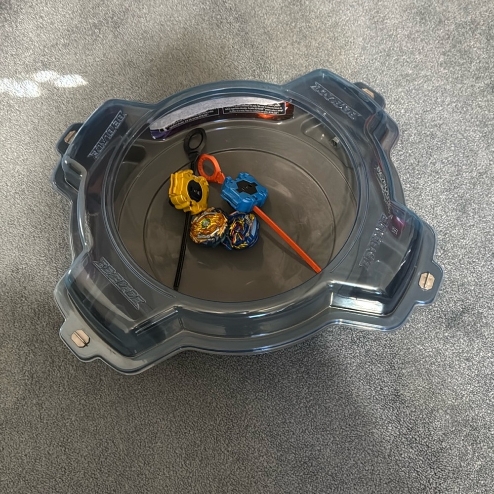 Beyblades and arena